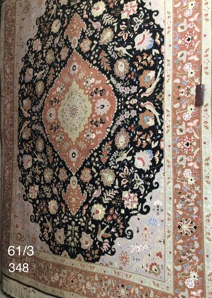 61-3   210X151 Tabriz 60 raj e seta