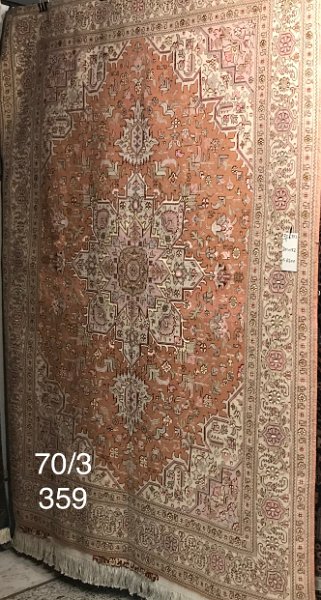 70-3   201X152 Tabriz 60 raj e seta