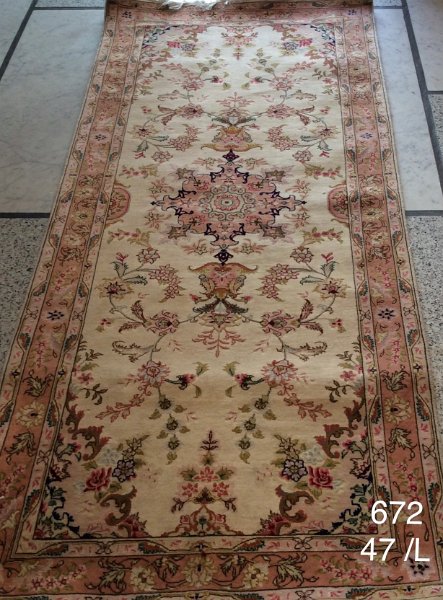 47-L   198X76 Tabriz 60 raj e seta